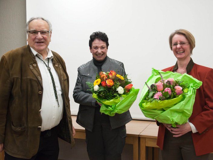 KJM Jürgen Bohnert, seine Stellvertreterinnen Monika Böttger und Alexandra Osthold