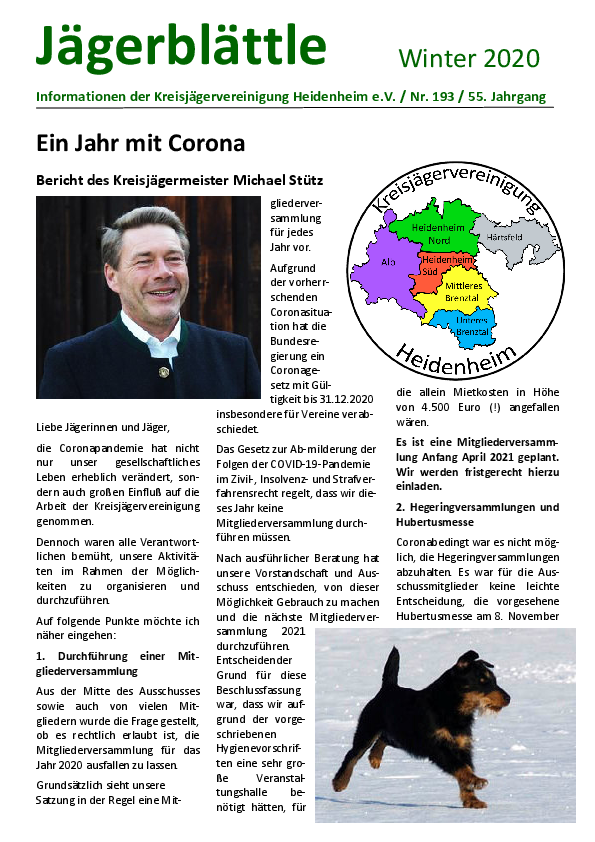 Jägerblättle Dezember 2020 pdf-preview